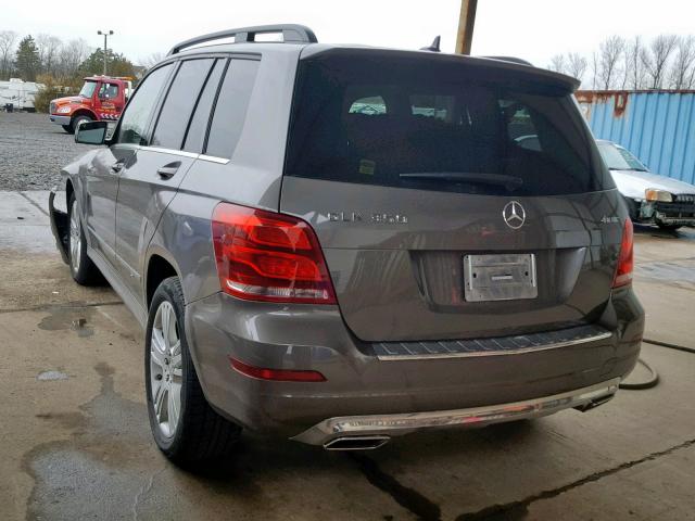 WDCGG8JB5FG387244 - 2015 MERCEDES-BENZ GLK 350 4M GRAY photo 3