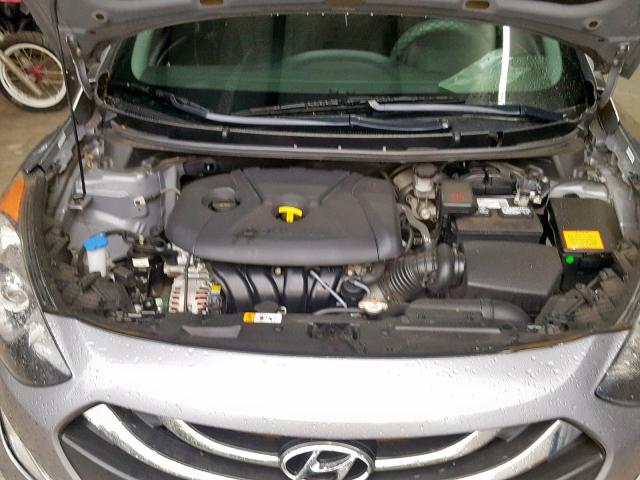 KMHD35LE5DU133408 - 2013 HYUNDAI ELANTRA GT SILVER photo 7