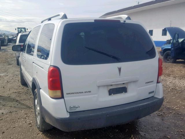 1GMDX33L76D195144 - 2006 PONTIAC MONTANA SV WHITE photo 3