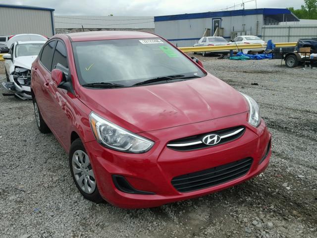 KMHCT4AE8HU267778 - 2017 HYUNDAI ACCENT SE RED photo 1