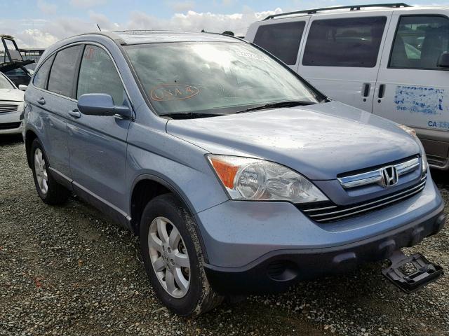 5J6RE38728L010528 - 2008 HONDA CR-V EXL BLUE photo 1