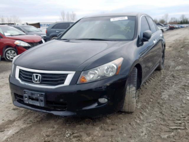 1HGCP368X9A043888 - 2009 HONDA ACCORD EXL BLACK photo 2