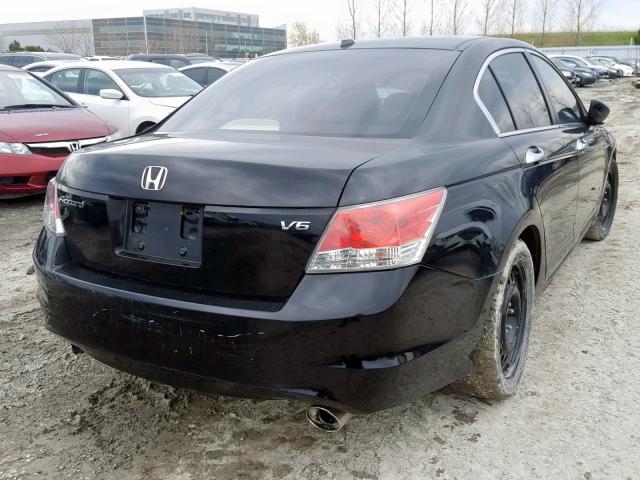 1HGCP368X9A043888 - 2009 HONDA ACCORD EXL BLACK photo 4