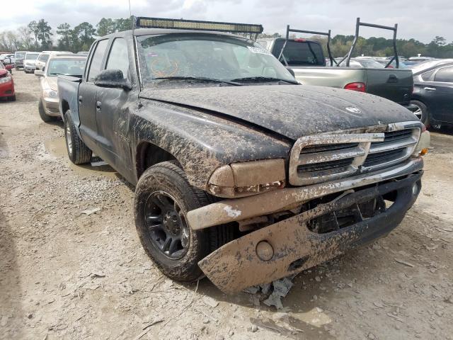 1B7HL48X32S607634 - 2002 DODGE DAKOTA QUAD SLT  photo 1