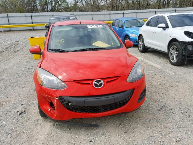 JM1DE1KYXE0172796 - 2014 MAZDA MAZDA2 SPO RED photo 9