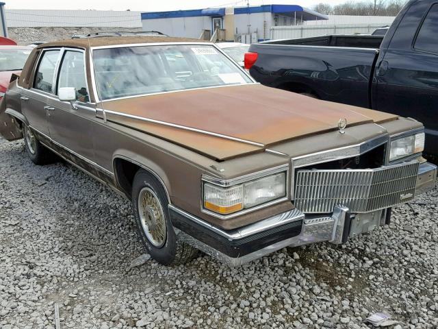 1G6DW5475LR719669 - 1990 CADILLAC BROUGHAM TAN photo 1