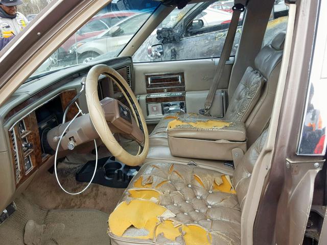 1G6DW5475LR719669 - 1990 CADILLAC BROUGHAM TAN photo 5