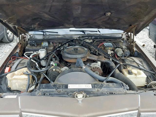 1G6DW5475LR719669 - 1990 CADILLAC BROUGHAM TAN photo 7