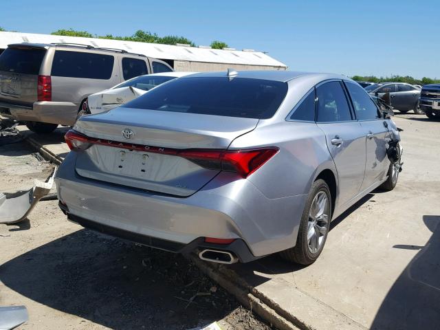 4T1BZ1FB0KU020320 - 2019 TOYOTA AVALON XLE SILVER photo 4