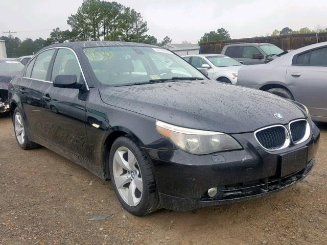 WBANA53505B856379 - 2005 BMW 525 I BLACK photo 1