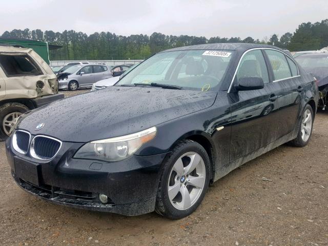 WBANA53505B856379 - 2005 BMW 525 I BLACK photo 2