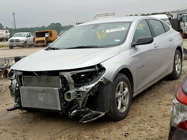1G1ZB5ST9JF145213 - 2018 CHEVROLET MALIBU LS SILVER photo 2