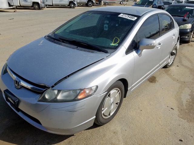 JHMFA36287S021581 - 2007 HONDA CIVIC HYBRID  photo 2