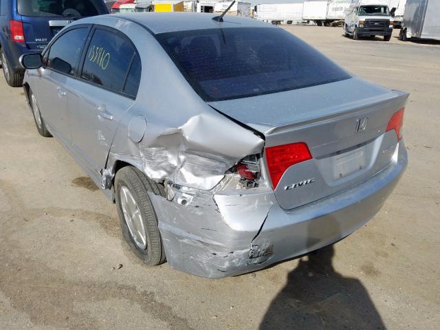 JHMFA36287S021581 - 2007 HONDA CIVIC HYBRID  photo 3