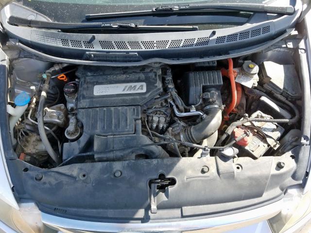 JHMFA36287S021581 - 2007 HONDA CIVIC HYBRID  photo 7