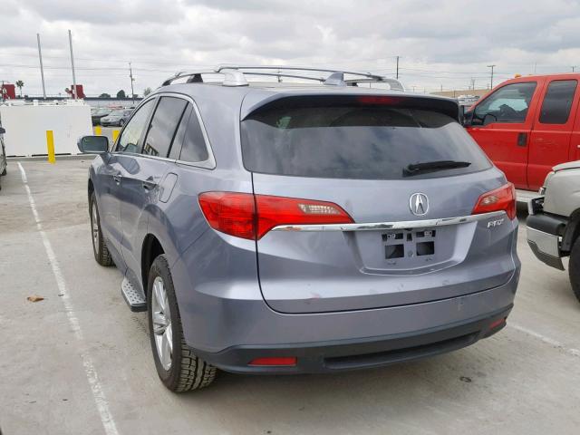 5J8TB3H56DL018551 - 2013 ACURA RDX TECHNO SILVER photo 3