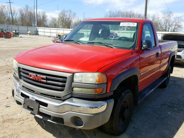 1GTHC24U04E151805 - 2004 GMC SIERRA C25 RED photo 2