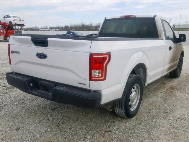 1FTMF1C82GKD04047 - 2016 FORD F150 WHITE photo 4