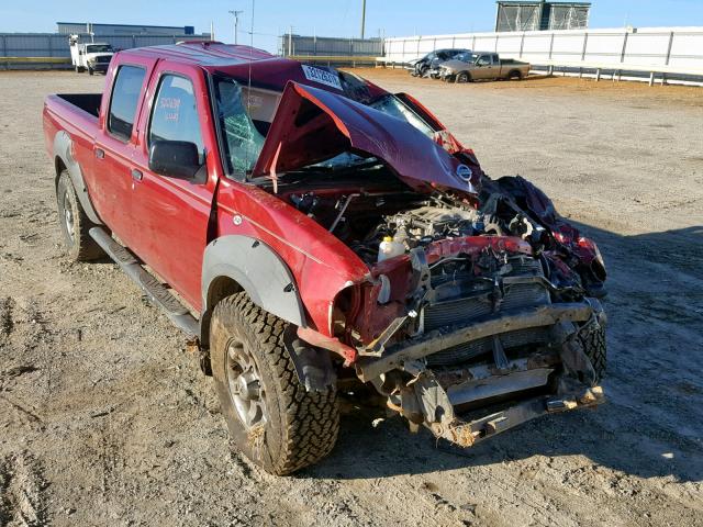 1N6ED29Y73C444748 - 2003 NISSAN FRONTIER C BURGUNDY photo 1