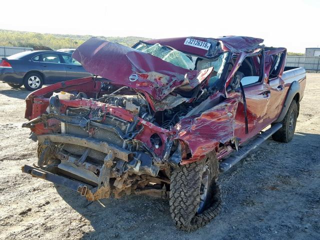 1N6ED29Y73C444748 - 2003 NISSAN FRONTIER C BURGUNDY photo 2