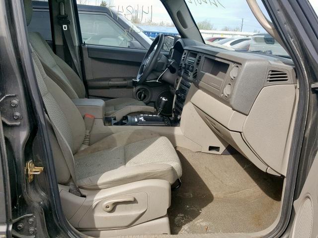 1J8HG48N16C221130 - 2006 JEEP COMMANDER GREEN photo 5