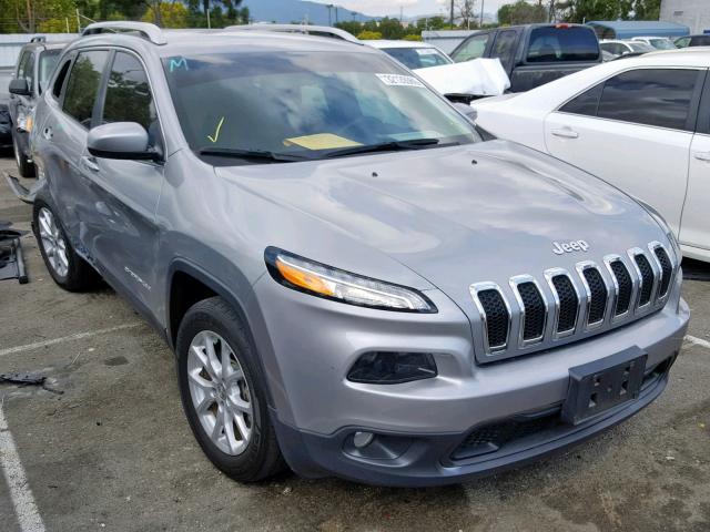 1C4PJLCB7HW593343 - 2017 JEEP CHEROKEE L GRAY photo 1