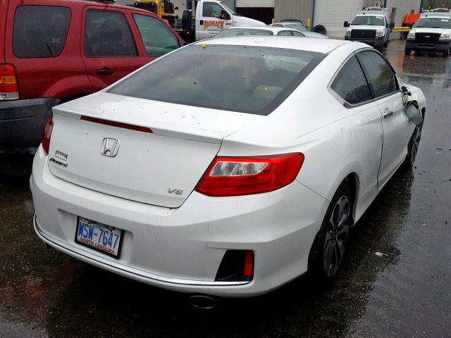 1HGCT2B86DA007491 - 2013 HONDA ACCORD EXL WHITE photo 4