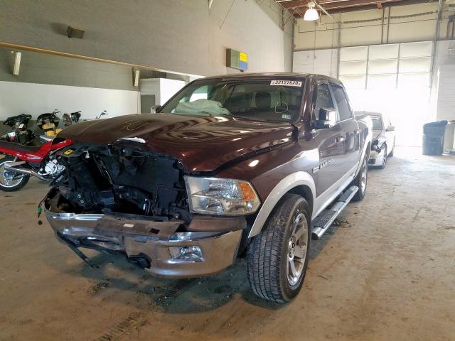 1C6RD7NT7CS186384 - 2012 DODGE RAM 1500 LARAMIE  photo 2