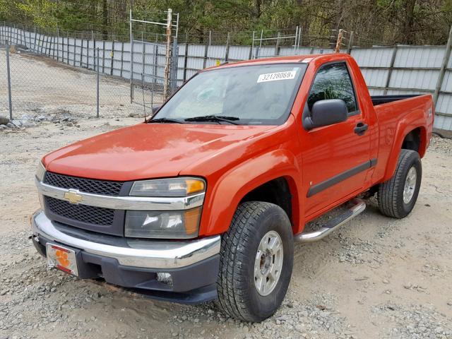 1GCDT44E988190870 - 2008 CHEVROLET COLORADO L ORANGE photo 2