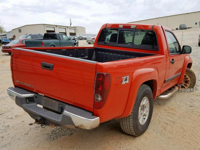 1GCDT44E988190870 - 2008 CHEVROLET COLORADO L ORANGE photo 4