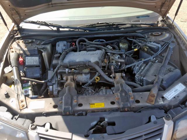 2G1WF55E219146913 - 2001 CHEVROLET IMPALA BEIGE photo 7