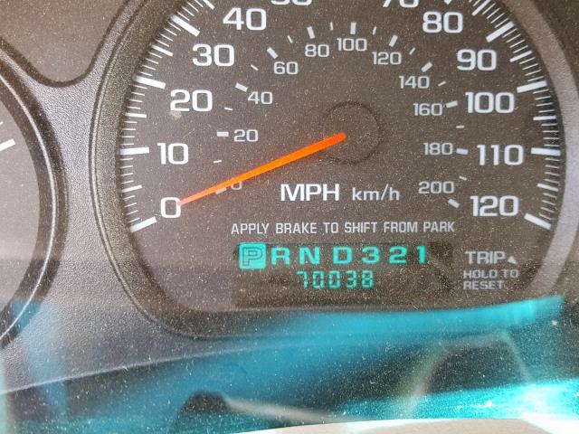 2G1WF55E219146913 - 2001 CHEVROLET IMPALA BEIGE photo 8