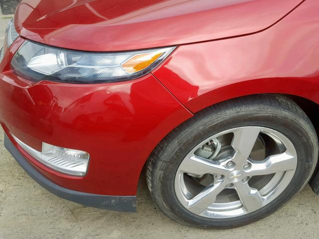 1G1RH6E46CU124701 - 2012 CHEVROLET VOLT RED photo 9