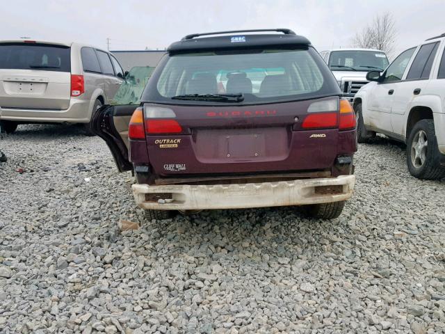 4S3BH686717603551 - 2001 SUBARU LEGACY OUT SILVER photo 10