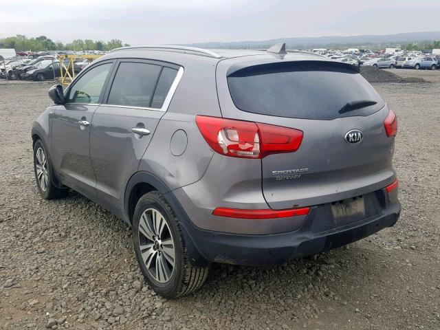 KNDPCCAC1F7781711 - 2015 KIA SPORTAGE E GRAY photo 3