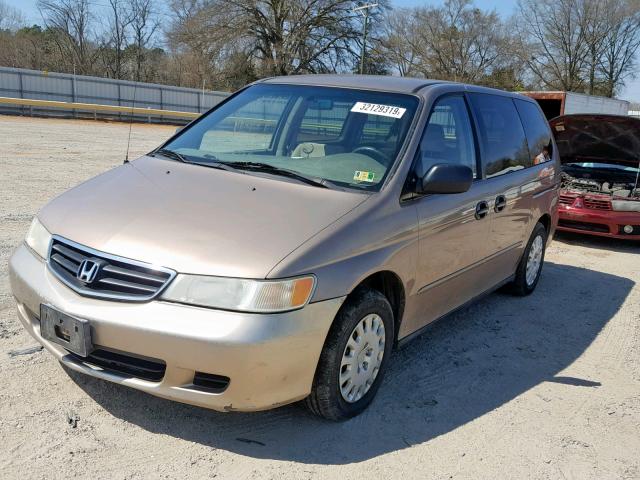 5FNRL18593B137190 - 2003 HONDA ODYSSEY LX TAN photo 2