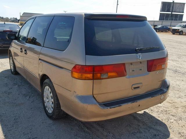 5FNRL18593B137190 - 2003 HONDA ODYSSEY LX TAN photo 3