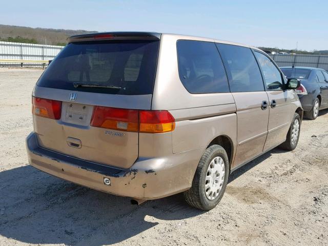 5FNRL18593B137190 - 2003 HONDA ODYSSEY LX TAN photo 4