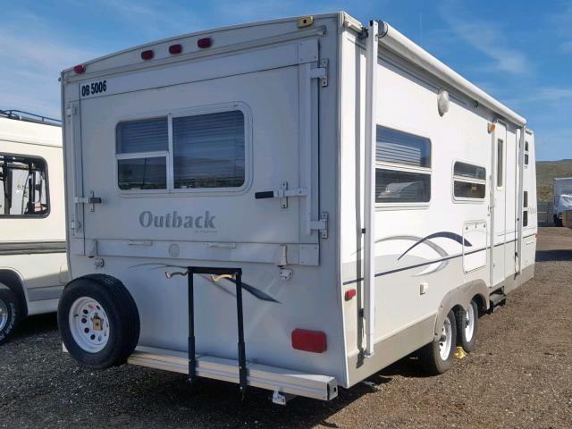 4YDT26R265G909693 - 2005 KEYSTONE OUTBACK WHITE photo 4