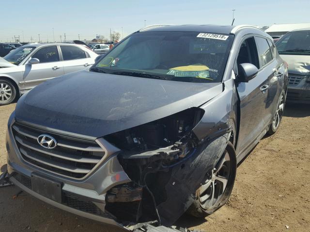 KM8J3CA23GU113338 - 2016 HYUNDAI TUCSON LIM GRAY photo 2