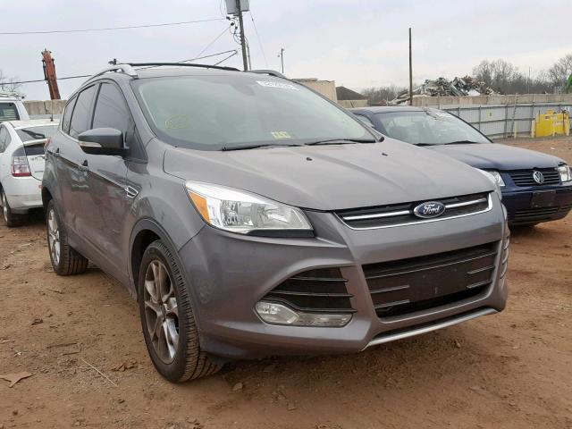 1FMCU0JX6EUA03039 - 2014 FORD ESCAPE TIT GRAY photo 1