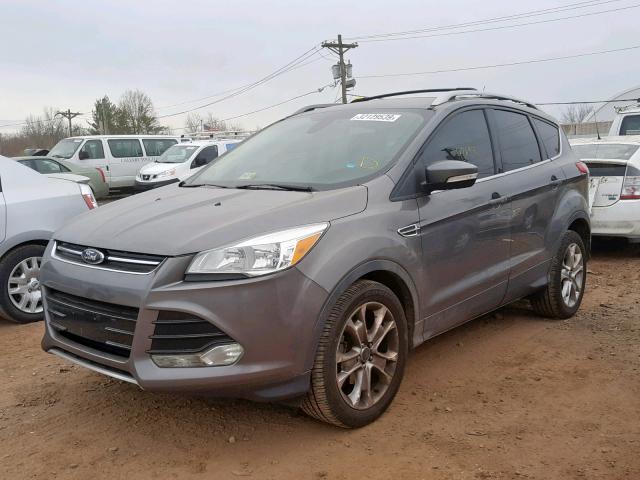 1FMCU0JX6EUA03039 - 2014 FORD ESCAPE TIT GRAY photo 2