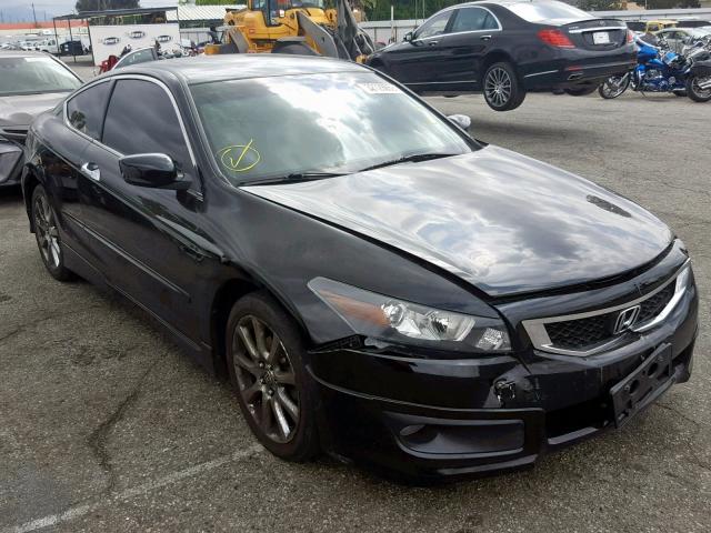 1HGCS2B85AA003043 - 2010 HONDA ACCORD EXL BLACK photo 1