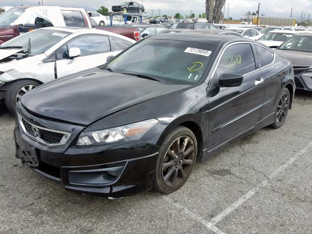 1HGCS2B85AA003043 - 2010 HONDA ACCORD EXL BLACK photo 2