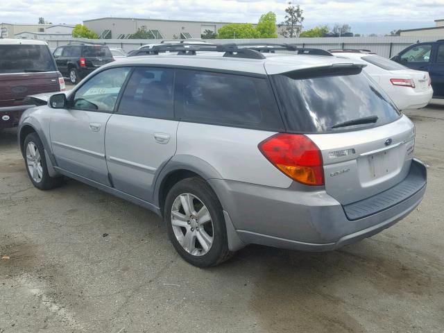 4S4BP67C354326491 - 2005 SUBARU LEGACY OUT SILVER photo 3