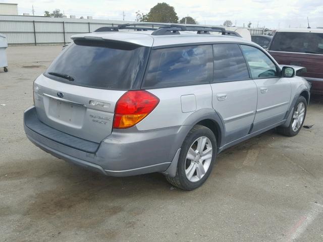 4S4BP67C354326491 - 2005 SUBARU LEGACY OUT SILVER photo 4