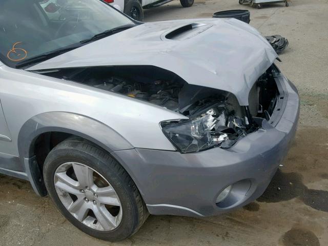 4S4BP67C354326491 - 2005 SUBARU LEGACY OUT SILVER photo 9