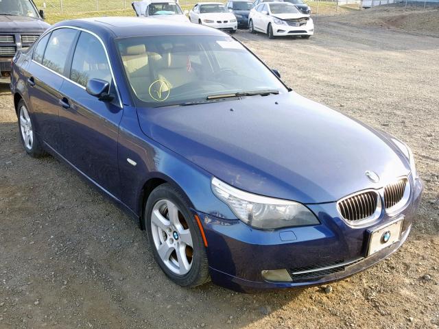 WBANV93588CZ63853 - 2008 BMW 535 XI BLUE photo 1