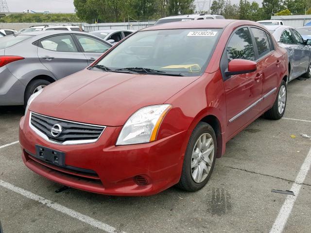 3N1AB6AP0CL743944 - 2012 NISSAN SENTRA 2.0 RED photo 2