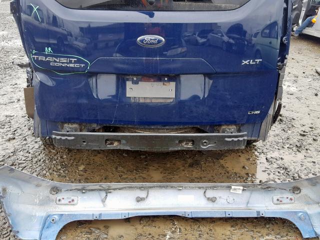 NM0GE9F78J1353121 - 2018 FORD TRANSIT CO BLUE photo 9